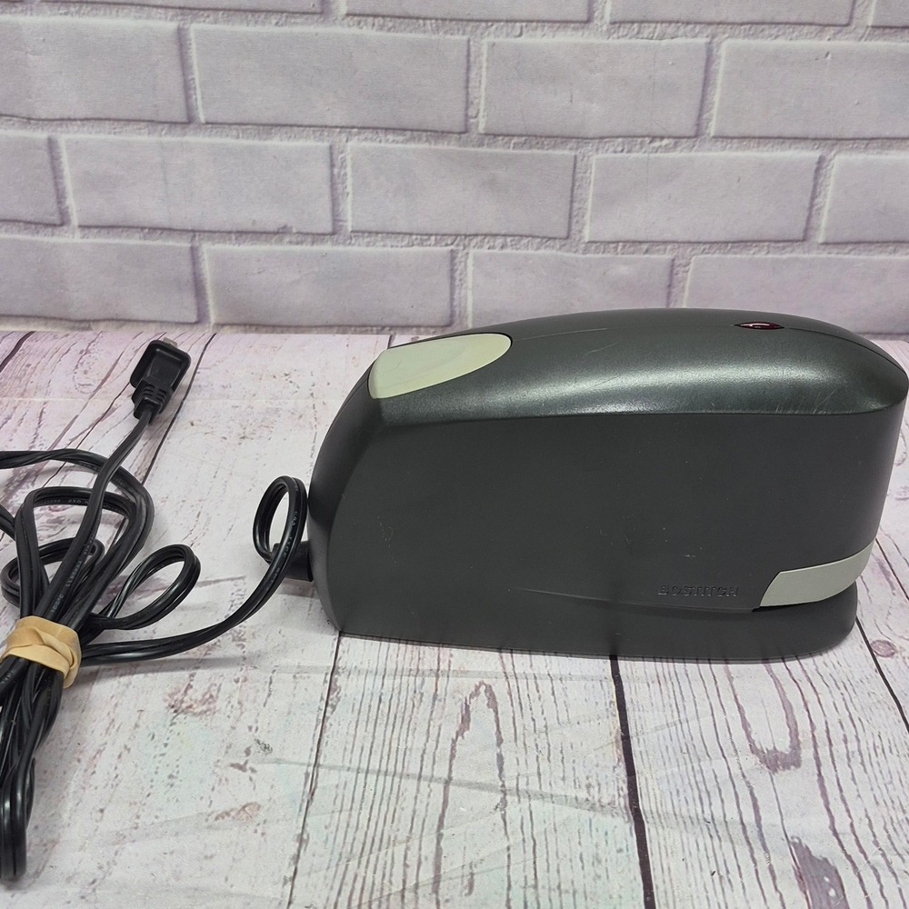 Bostitch 02210 Electric Desktop Stapler Black Gray Automatic Office Tool 115V
